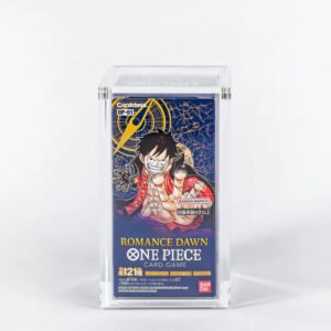 Acrylic Case Display for One Piece OP-1/OP-2/OP-3 (Japans) One Piece Booster Pack Acrylic Case