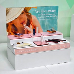 Factory Customized Acrylic Display Stand for Lipstick Acrylic Cosmetic Display Stand
