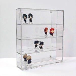 Wall Mount Acrylic Model Car Display Case Factory Customized Acrylic Minifigure Display Case