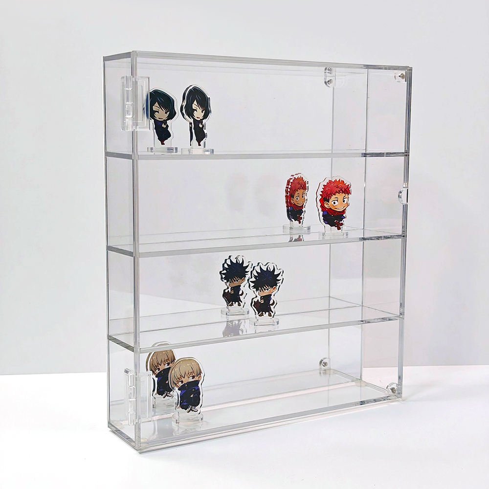 Wall Mount Acrylic Model Car Display Case Factory Customized Acrylic Minifigure Display Case