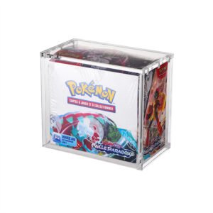 Acrylic Case Display for Pokémon English Bosster Pack Box EngLish Pokemon Booster Pack Acrylic Case